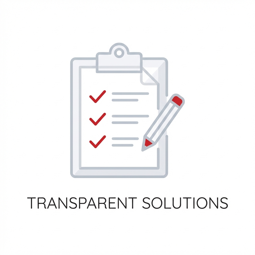 Transparent solutions icon